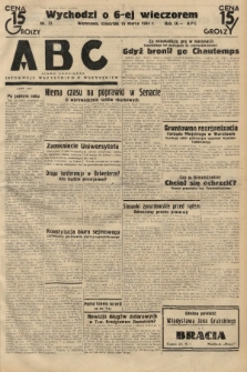 ABC : pismo codzienne : informuje wszystkich o wszystkiem. 1934, nr 73 |PDF|