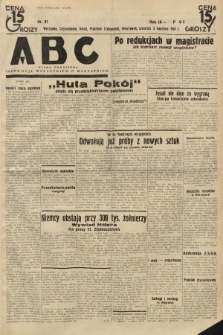 ABC : pismo codzienne : informuje wszystkich o wszystkiem. 1934, nr 91 |PDF|