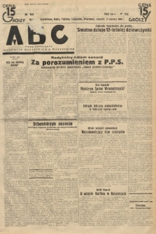 ABC : pismo codzienne : informuje wszystkich o wszystkiem. 1934, nr 168 |PDF|