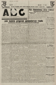 ABC : pismo codzienne : informuje wszystkich o wszystkiem. 1934, nr 211 |PDF|