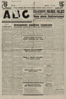 ABC : pismo codzienne : informuje wszystkich o wszystkiem. 1934, nr 214 |PDF|