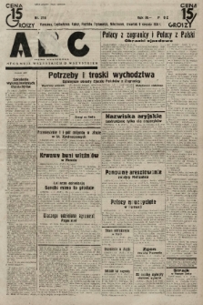 ABC : pismo codzienne : informuje wszystkich o wszystkiem. 1934, nr 218 |PDF|