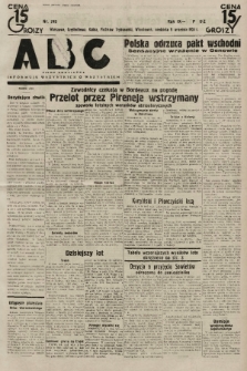 ABC : pismo codzienne : informuje wszystkich o wszystkiem. 1934, nr 249 |PDF|