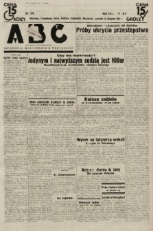 ABC : pismo codzienne : informuje wszystkich o wszystkiem. 1934, nr 319 |PDF|