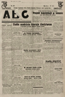 ABC : pismo codzienne : informuje wszystkich o wszystkiem. 1934, nr 341 |PDF|