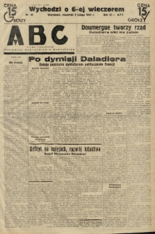 ABC : pismo codzienne : informuje wszystkich o wszystkiem. 1934, nr 38 |PDF|