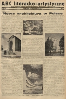 ABC Literacko-Artystyczne : stały dodatek tygodniowy. 1934, nr 5 |PDF|