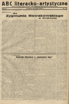 ABC Literacko-Artystyczne : stały dodatek tygodniowy. 1934, nr 22 |PDF|