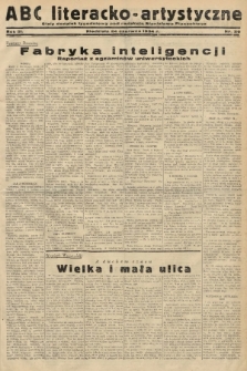 ABC Literacko-Artystyczne : stały dodatek tygodniowy. 1934, nr 26 |PDF|