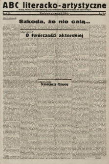 ABC Literacko-Artystyczne : stały dodatek tygodniowy. 1934, nr 32 |PDF|