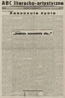 ABC Literacko-Artystyczne : stały dodatek tygodniowy. 1934, nr 33 |PDF|