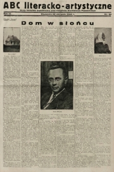 ABC Literacko-Artystyczne : stały dodatek tygodniowy. 1934, nr 35 |PDF|