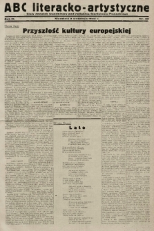 ABC Literacko-Artystyczne : stały dodatek tygodniowy. 1934, nr 36 |PDF|
