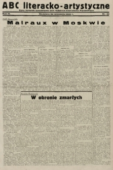 ABC Literacko-Artystyczne : stały dodatek tygodniowy. 1934, nr 40 |PDF|