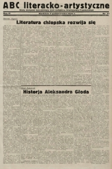 ABC Literacko-Artystyczne : stały dodatek tygodniowy. 1934, nr 41 |PDF|