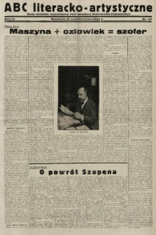 ABC Literacko-Artystyczne : stały dodatek tygodniowy. 1934, nr 43 |PDF|