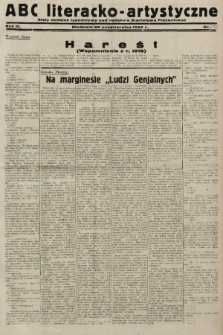 ABC Literacko-Artystyczne : stały dodatek tygodniowy. 1934, nr [45] |PDF|