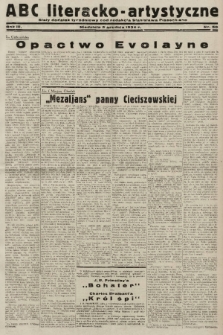 ABC Literacko-Artystyczne : stały dodatek tygodniowy. 1934, nr 50 |PDF|