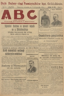 ABC : pismo codzienne : informuje wszystkich o wszystkiem. 1926, nr 14 |PDF|