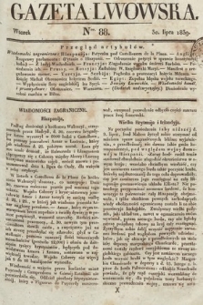 Gazeta Lwowska. 1839, nr 88