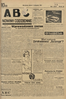 ABC : nowiny codzienne. 1935, nr 319 |PDF|