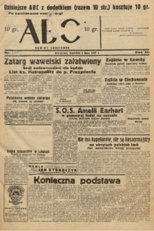 ABC : nowiny codzienne. 1937, nr [209] [ocenzurowany] |PDF|