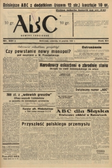 ABC : nowiny codzienne. 1937, nr 401 A |PDF|