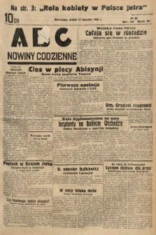 ABC : nowiny codzienne. 1936, nr 17 |PDF|