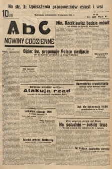 ABC : nowiny codzienne. 1936, nr 20 |PDF|