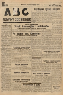 ABC : nowiny codzienne. 1936, nr 34 |PDF|