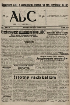 ABC : nowiny codzienne. 1938, nr 254 A |PDF|