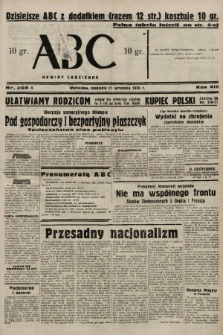 ABC : nowiny codzienne. 1938, nr 268 A |PDF|