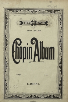 Chopin-Album : eine Sammlung der ausgewähltesten Compositionen