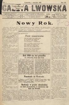 Gazeta Lwowska. 1931, nr 1