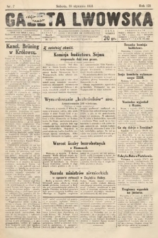 Gazeta Lwowska. 1931, nr 7