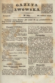 Gazeta Lwowska. 1843, nr 75