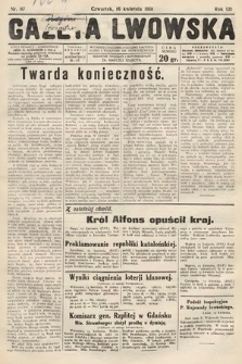 Gazeta Lwowska. 1931, nr 87