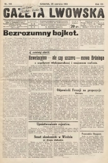 Gazeta Lwowska. 1931, nr 144