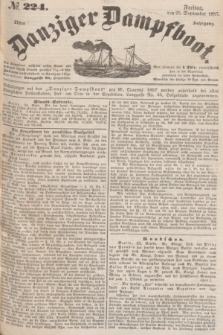 Danziger Dampfboot. Jg.27, № 224 (25 September 1857)