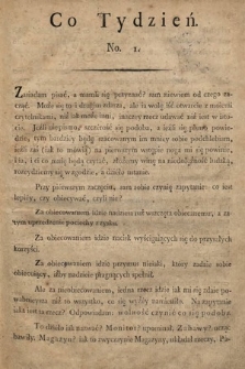 Co Tydzień. 1798, nr 1 |PDF|