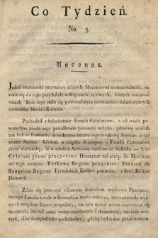 Co Tydzień. 1798, nr 3 |PDF|