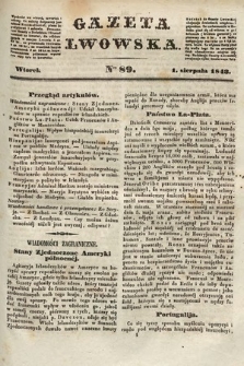 Gazeta Lwowska. 1843, nr 89