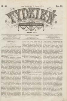 Tydzień Literacki, Artystyczny, Naukowy i Społeczny. R.3, T.3, nr 26 (25 czerwca 1876)