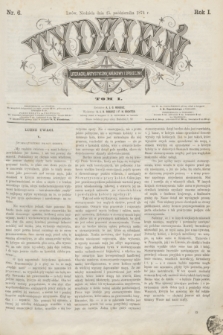 Tydzień Literacki, Artystyczny, Naukowy i Społeczny. R.1, T.1, nr 6 (25 października 1874)