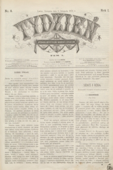 Tydzień Literacki, Artystyczny, Naukowy i Społeczny. R.1, T.1, nr 8 (8 listopada 1874)