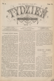 Tydzień Literacki, Artystyczny, Naukowy i Społeczny. R.5, T.6, nr 2 (9 września 1877)