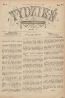 Tydzień Literacki, Artystyczny, Naukowy i Społeczny. R.5, T.6, nr 6 (7 października 1877)