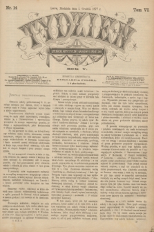 Tydzień Literacki, Artystyczny, Naukowy i Społeczny. R.5, T.6, nr 14 (2 grudnia 1877)