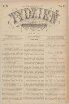 Tydzień Literacki, Artystyczny, Naukowy i Społeczny. R.5, T.6, nr 24 (10 lutego 1878)