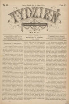 Tydzień Literacki, Artystyczny, Naukowy i Społeczny. R.5, T.6, nr 26 (24 lutego 1878)